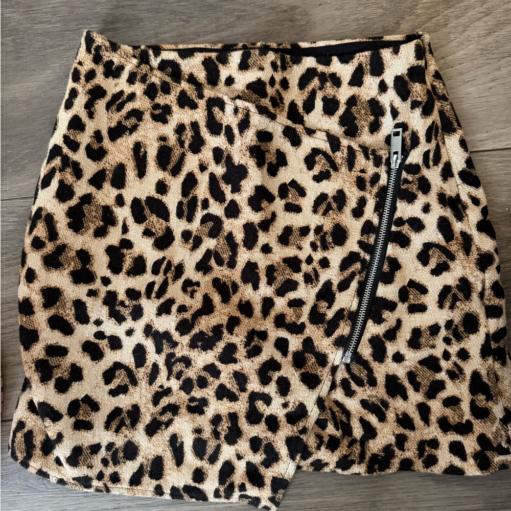 Leopard Print Women's Skirt